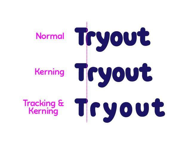 kerning tracking