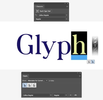 illustrator glyph