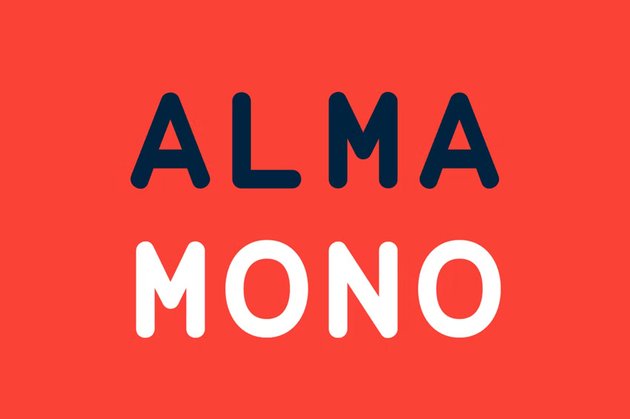 alma mono font