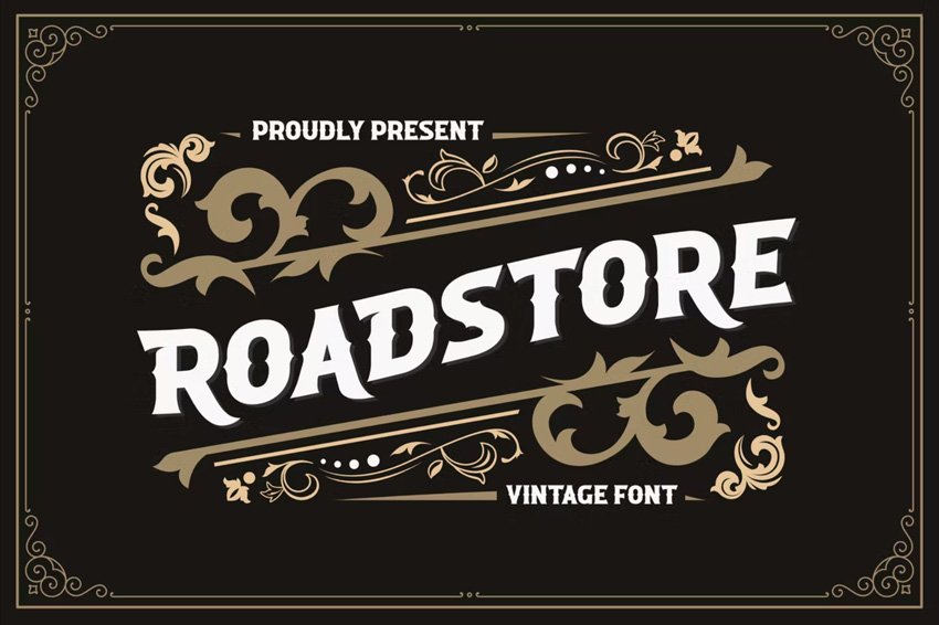 roadstore font