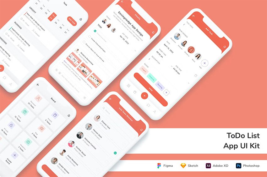 ToDo List App UI Kit