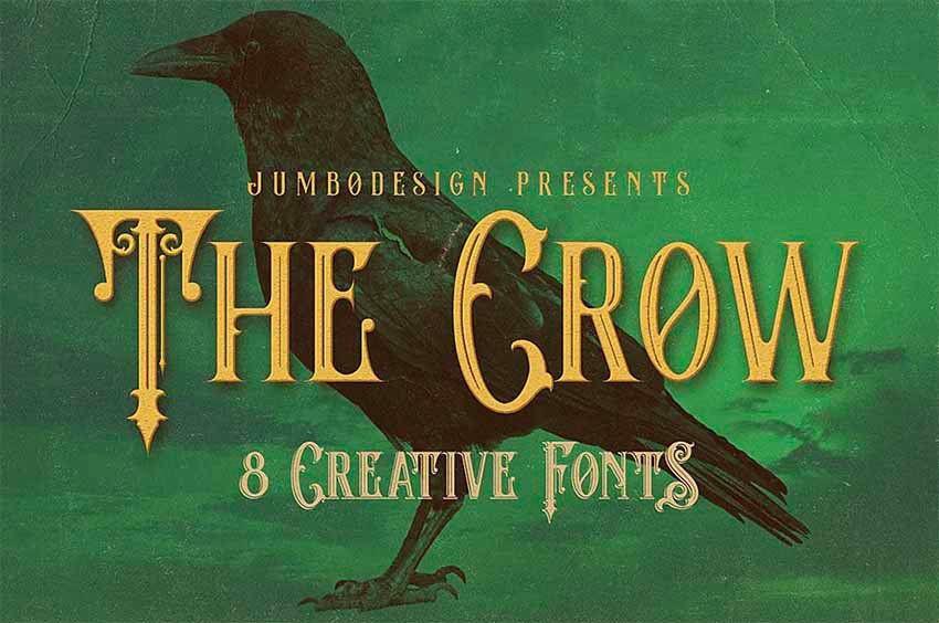 The Crow - Vintage Style Font