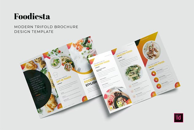 Foodiesta Trifold Brochure (INDD)