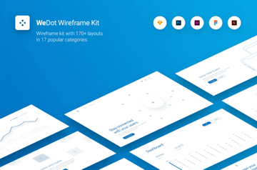 WeDot - Wireframe UI Kit