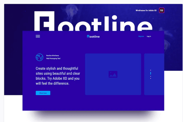 Rootline - Wireframe UI Kit Template