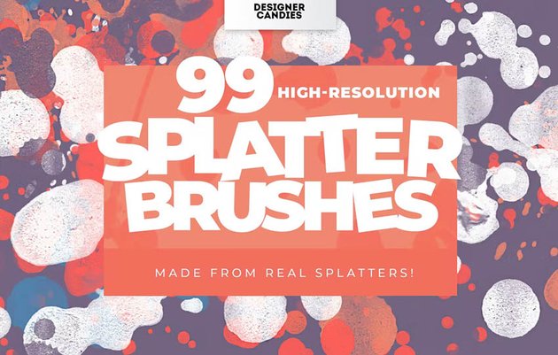 Paint Splatter Brushes