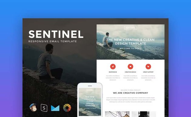 Sentinel email builder template