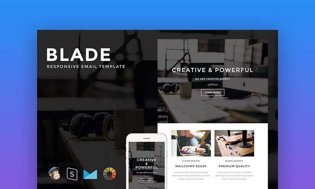 Blade responsive email builder templates