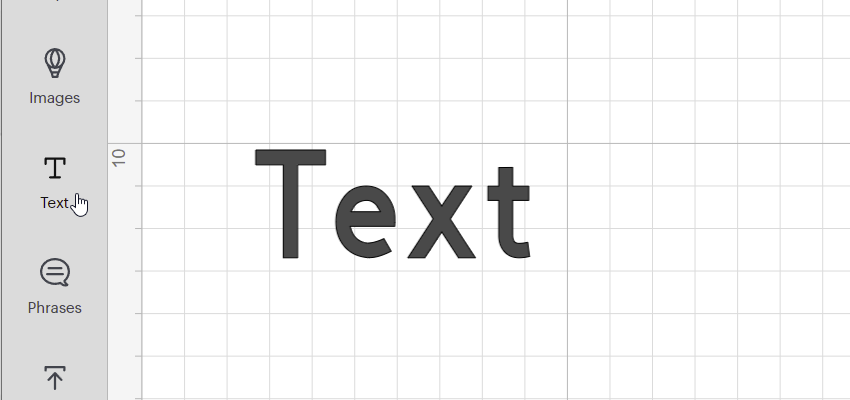 Add in Text to your canvas