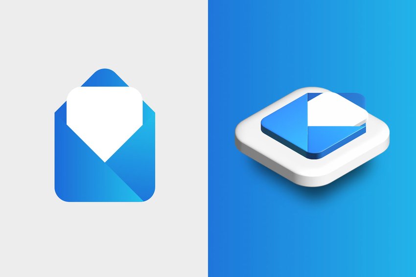 isometric mail icon