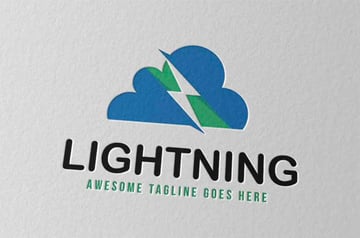 Logos with Lightning Bolt