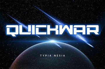 Quickwar DJ Logo Fonts