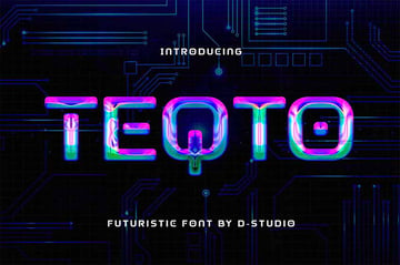 Teqto Best Futuristic Fonts