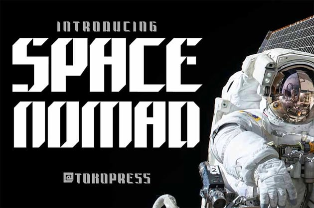 Space Nomad Best Techno Fonts