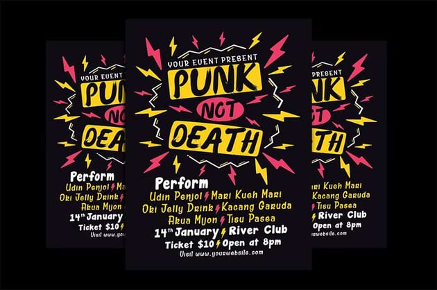 Punk Music Event Flyer
