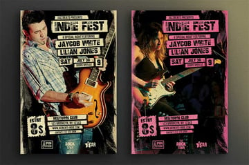 Indie Rock Fest Flyer