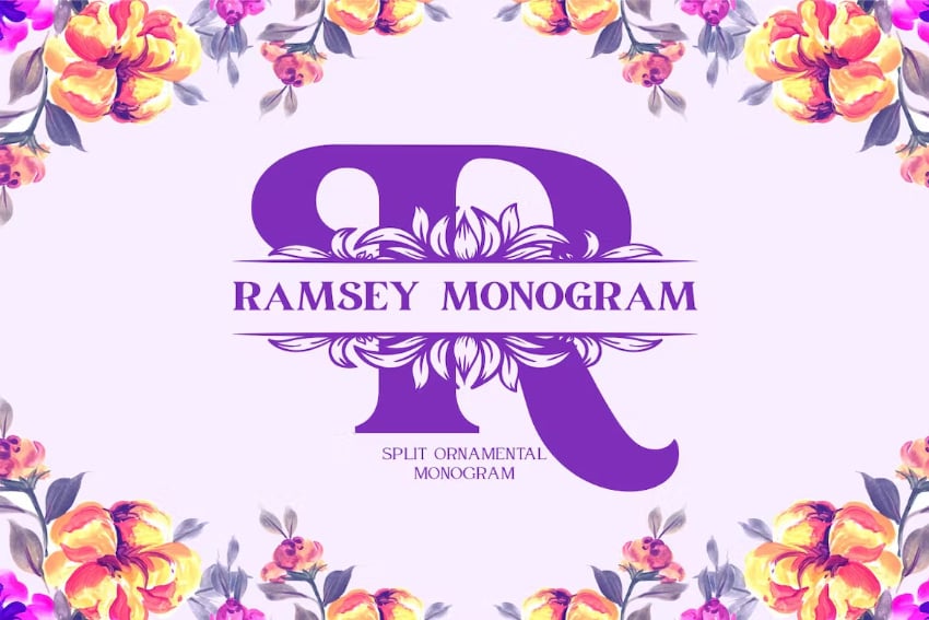 Ramsey Split Monogram