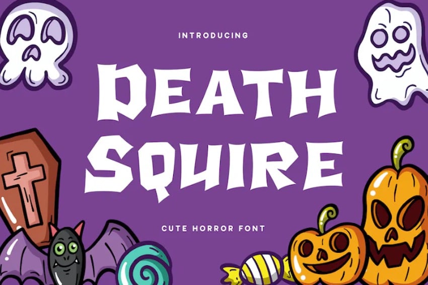 Death Squire - Halloween Font