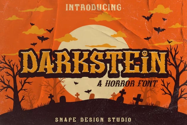 Darkstein - A Horror Font
