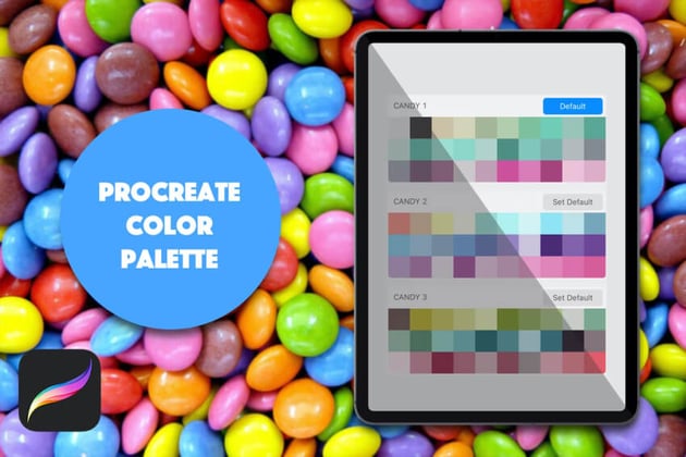 Procreate Color Palette - Bright Candy
