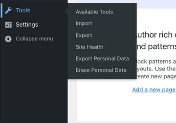 WP Dashboard Export