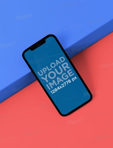 Digital Mockup of an iPhone 12 Pro Max in a Color-Custom Set