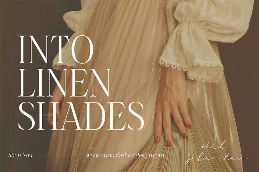 Linen Shades Elegant Condensed Serif