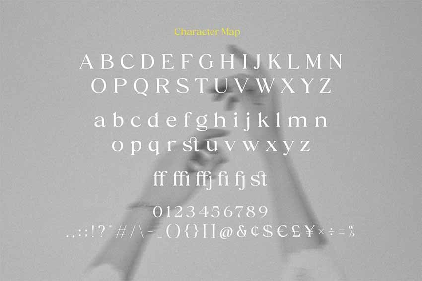 Gilnger Modern Serif Typeface
