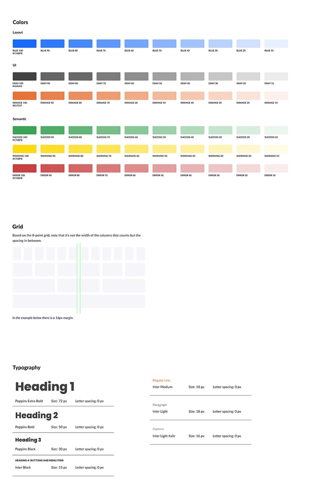 This could be the first step of your design system. 