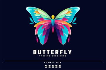 Butterfly Gradient logo