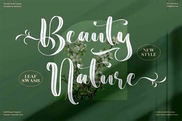 Beauty Nature Fonts
