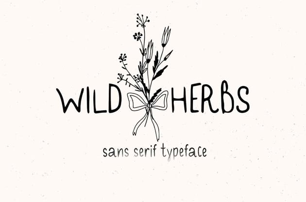 Wild Herbs Nature Fonts