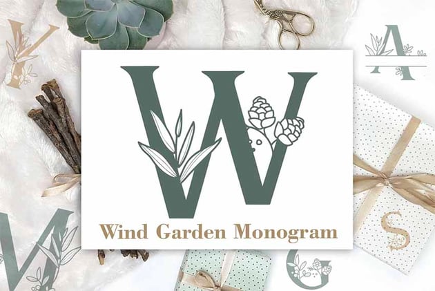 Wind Garden Monogram