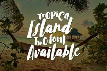 Tropical Island Beach Fonts