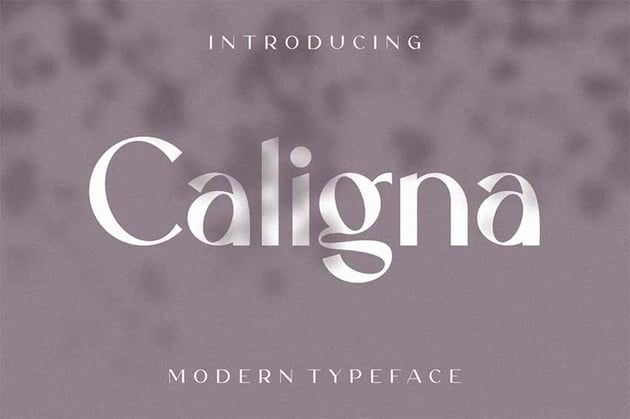 Caligna Tropical Lettering