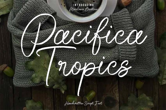 Pacifica Tropical Fonts