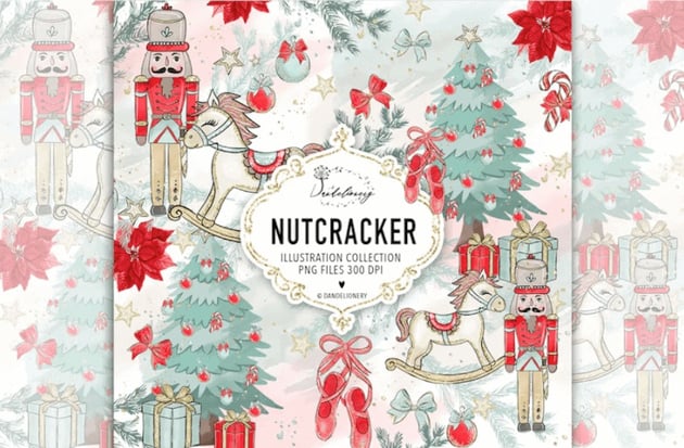 Christmas nutcracker design