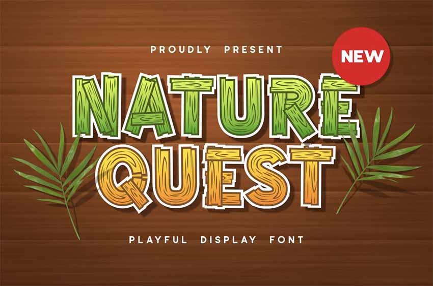Nature Quest Font