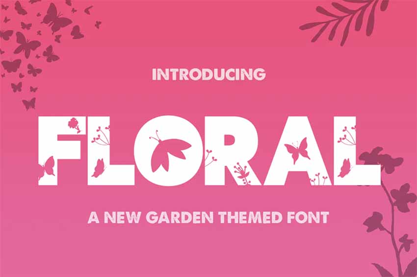 Floral Natural Fonts