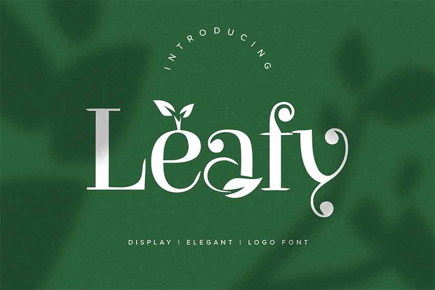 Leafy Organic Font