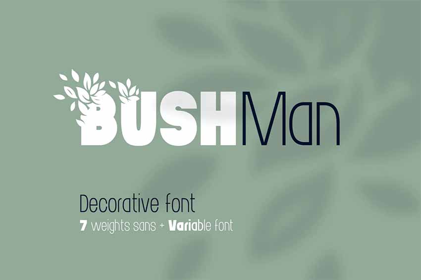 Bushman Organic Font