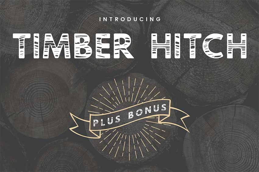 Timber Hitch Earthy Font