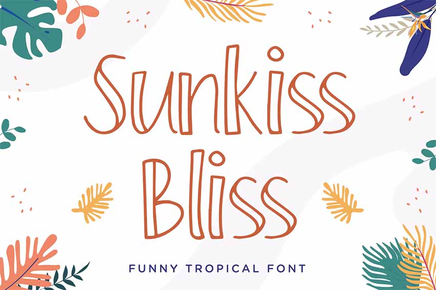 Tropical Lettering