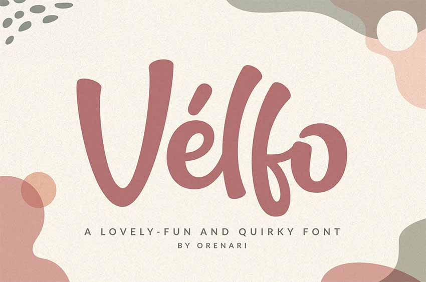 Velfo Island Font