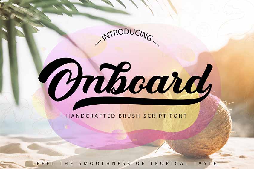 Onboard Tropical Fonts