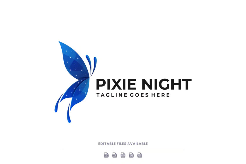 Pixie Gradient Colorful Logo