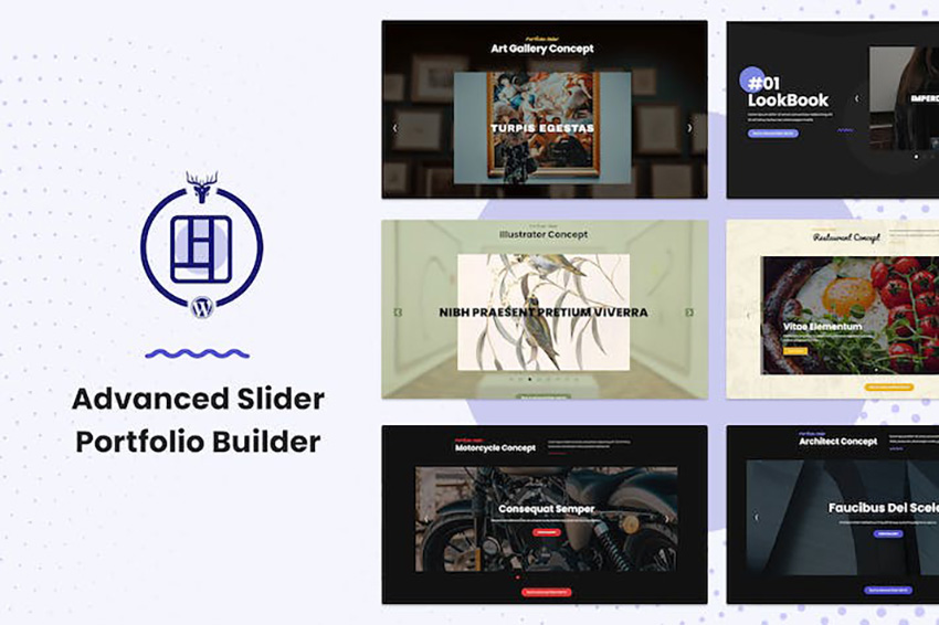 Advanced Slider Portfolio Builder