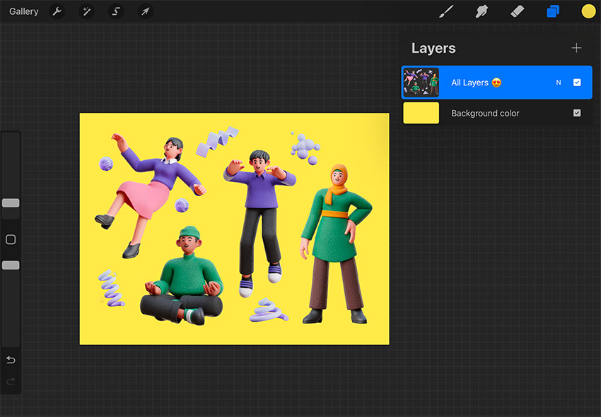 You're done! You'll notice all your layers have been merged. 
