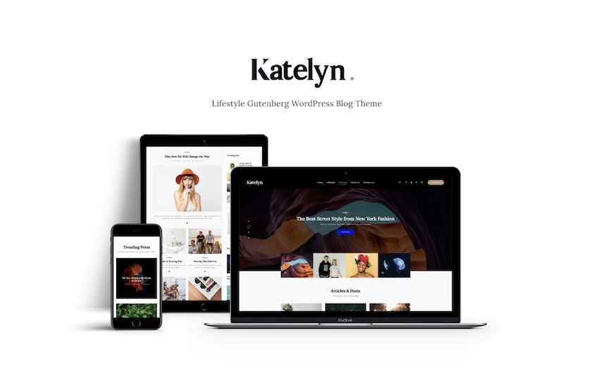 Katelyn - Lifestyle Full-Site Gutenberg WordPress Theme