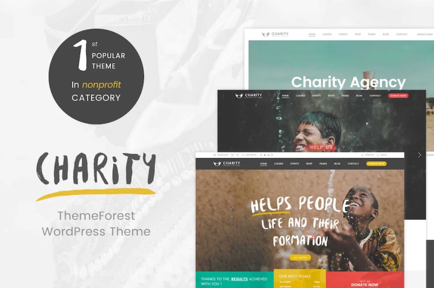 Charity WordPress Theme for Fundraisers